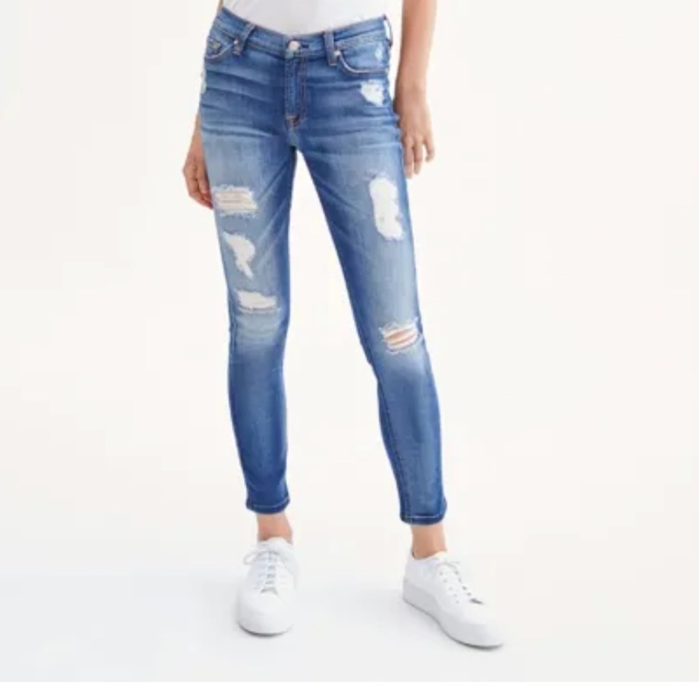 7 for all man kind ankle gwenevere jeans